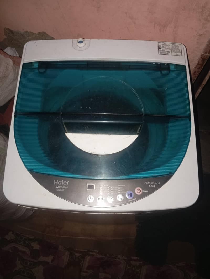 Haier fully automatic washing machine 4