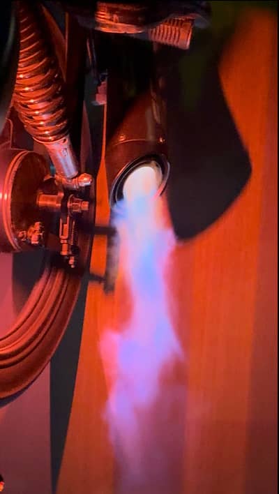 SC project Exhaust with fire kit