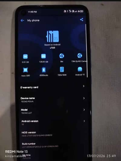 Tecno POVA 7