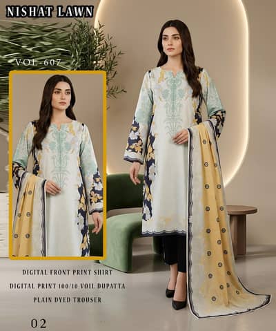 Lawn Printing Suit Digital Printed warranted suits for sale