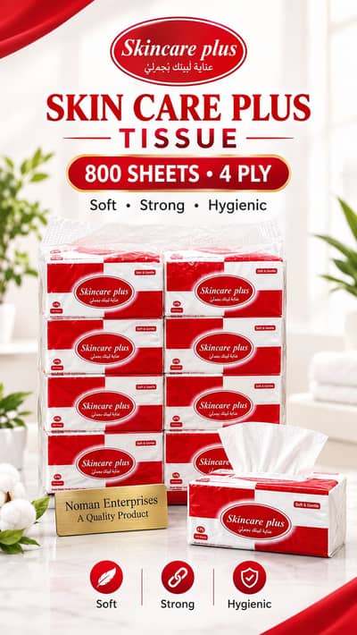 Skincare plus Tissue