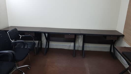 Available 3 Large Table and 3 Roundable Chairs