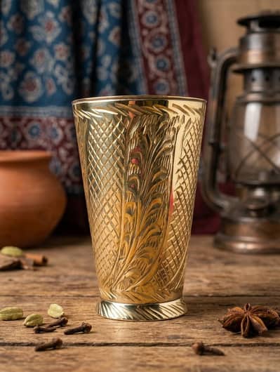 brass glass