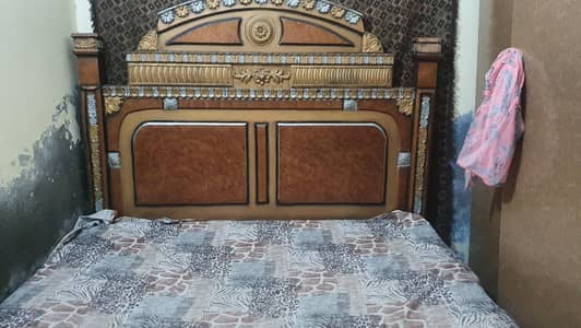 king size bed dressing and side tables cheap rate