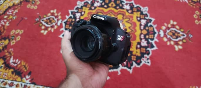 Canon EOS 700D with 18-55mm STM Kit Lens + 50mm Lens