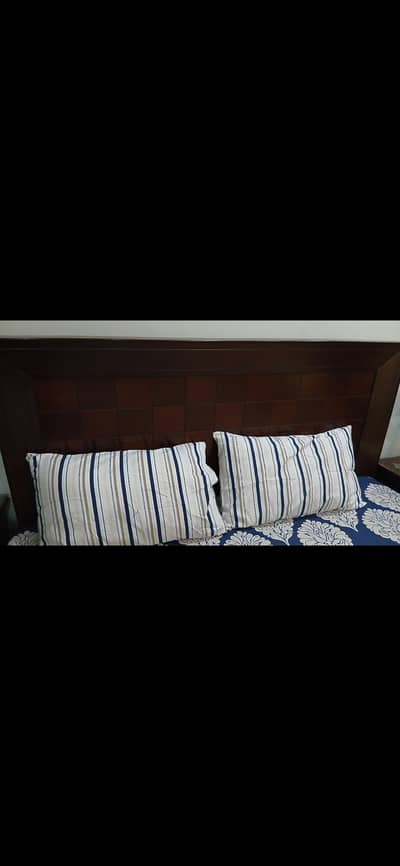 King size bed with side tables and dressing table (full set)