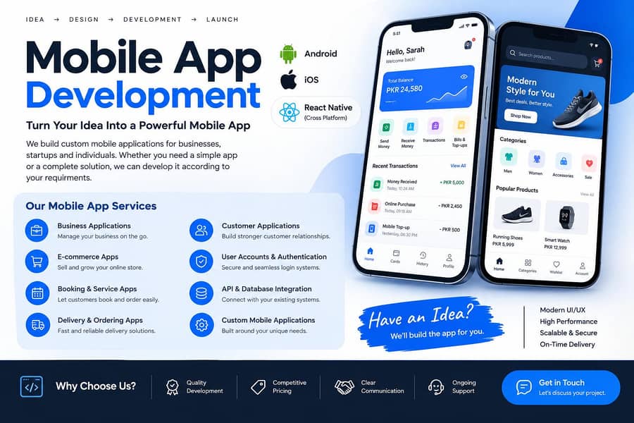 Website & Mobile App Development | Custom CMS | Competitive Pricing 0