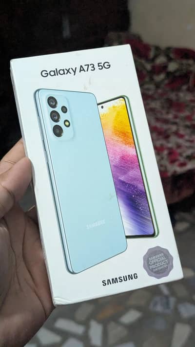 Samsung Mobile A73 5G 8gb 256gb with box official pta