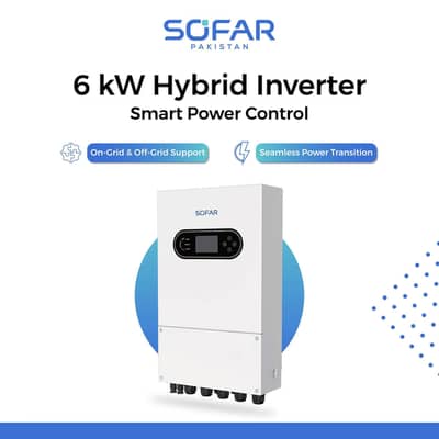 Sofar 6KW Hybrid Inverter | Single Phase | IP66