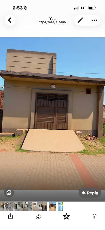 Single story house available for sale