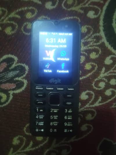 Jazz digit e2 pro 4g keypad mobile pta approved 9/10 condition.