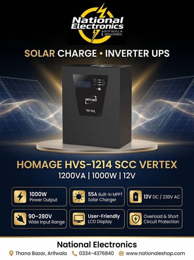 Homage ups solar 1214SCC  for COD visit our websit given below