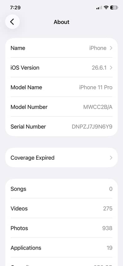 Apple iPhone 11 Pro 256 pta