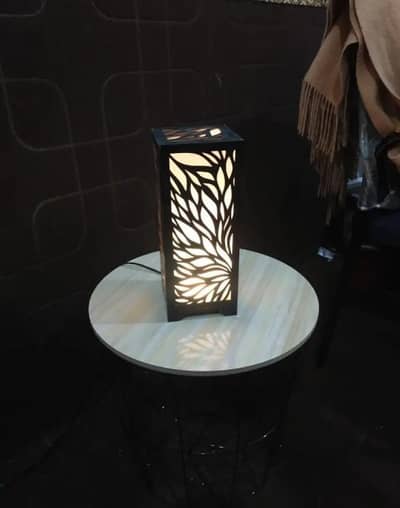 3d wooden leaf lamp