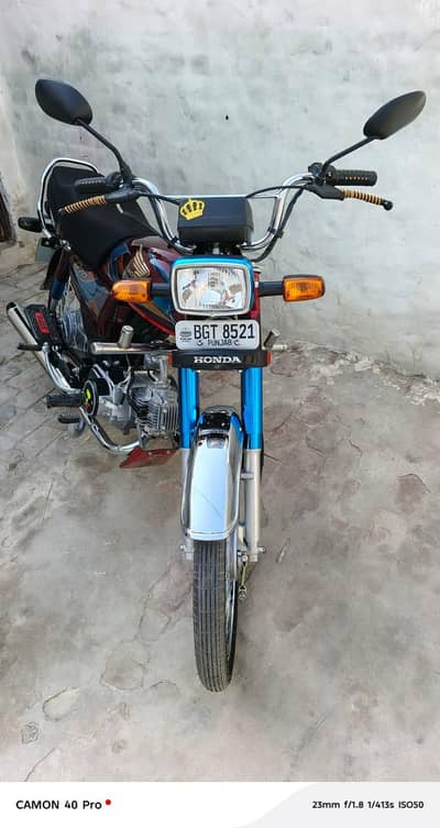 Honda Cd 70 neat and clean bike 10by 10 condition for sale