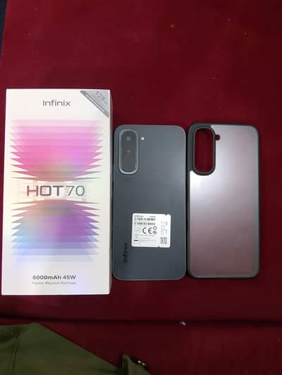 Infinix Hot 70 6/128 New 4 days use only