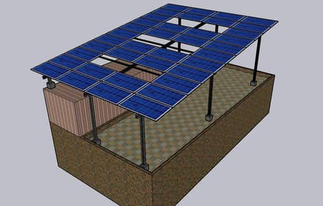 Structure of solar panels