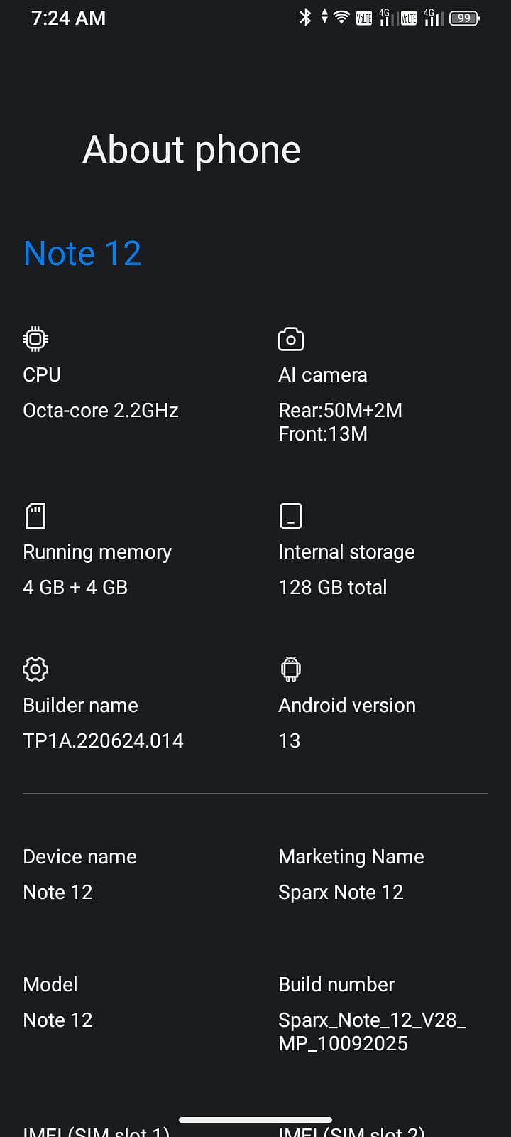 Sparx Note 12 0