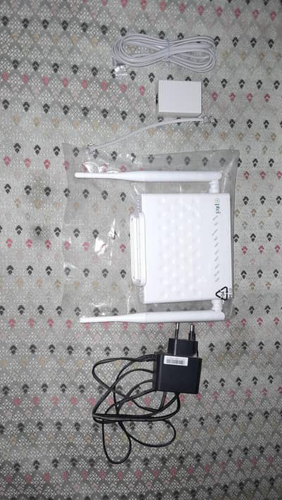 Ptcl Router Double Antenna Brand New Box Pack With All Accessories