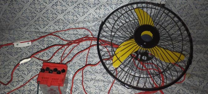 12 v fan 12 v bettery 12 v charger plus bettery charger and siply