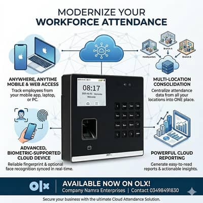 zk facial recognition biometric time attendance machine with software