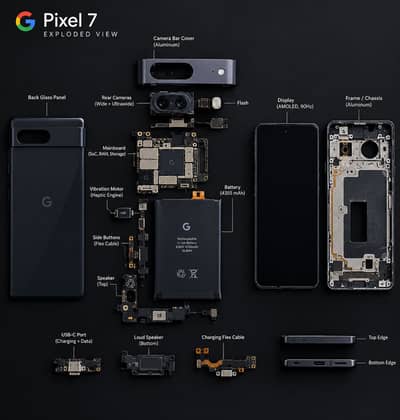Google Pixel 7 water pack official pta approved