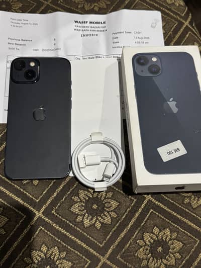 iPhone 13 128gb jv only 20 day use non-active full box