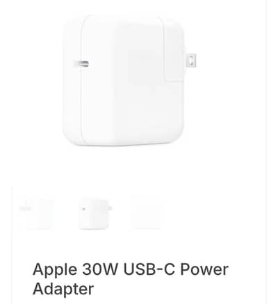 Apple USB 30 watt C power adapter