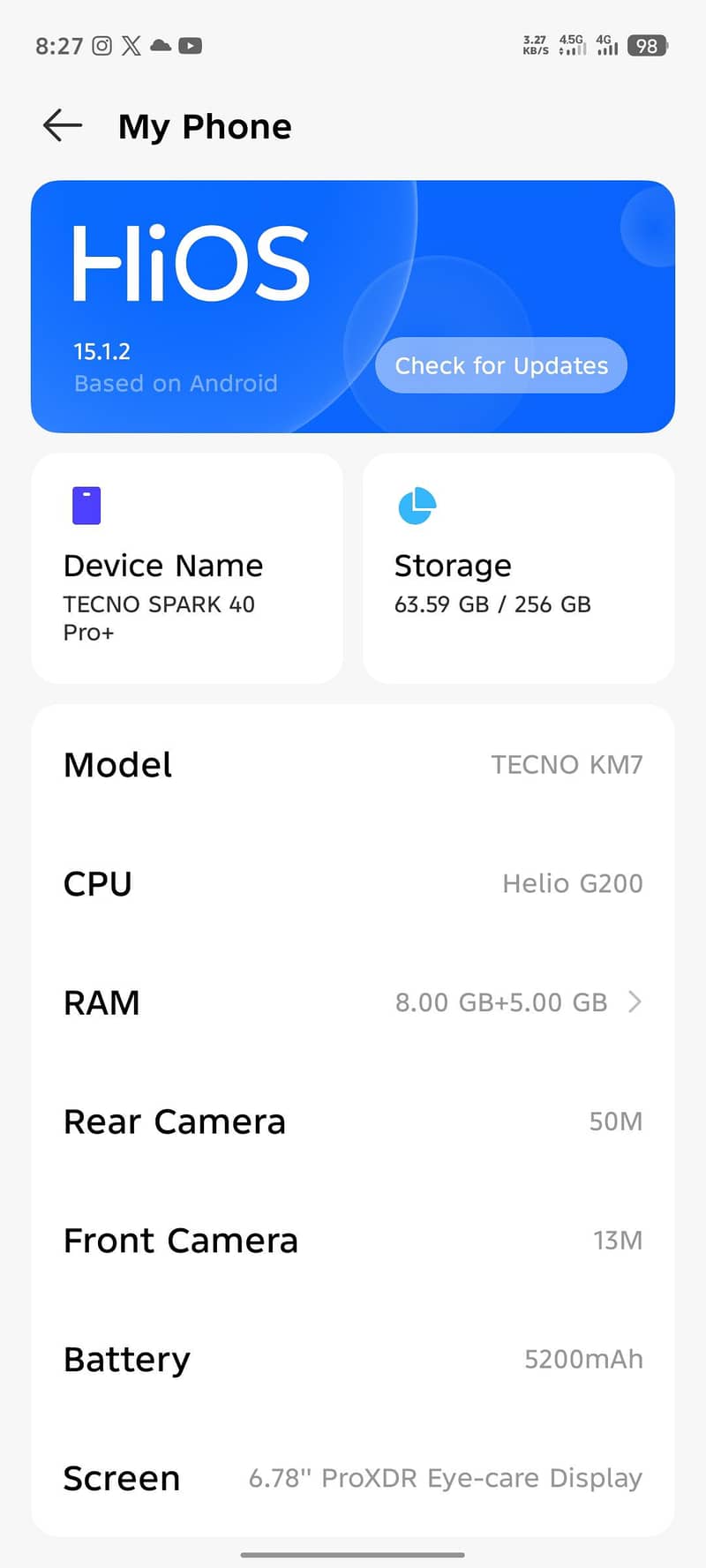 Tecno spark 40 pro plus 1