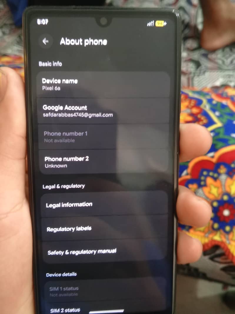 Google pixel 6a 4
