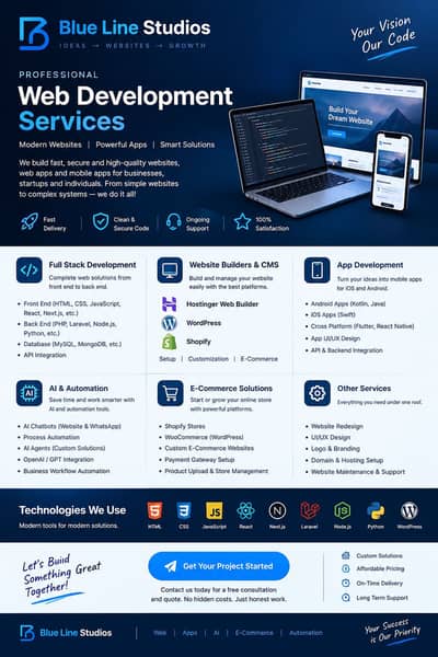 Professional Web Developer