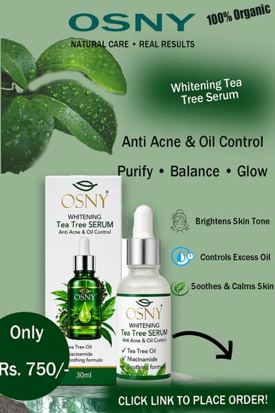 OSNY Whitening Tea Tree Serum 30ml Anti Acne