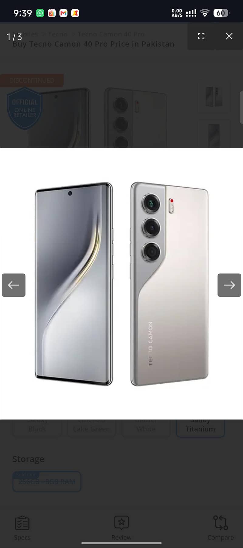 Tecno CAMON 40 Pro 0