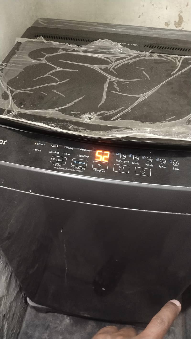haier fully automatic washing machine 1
