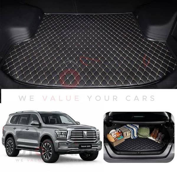 GWM Tank 500 (5 seater) 7D Custom Car Trunk Mat - Model 2024-2025