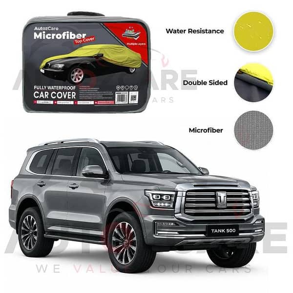 GWM Tank 500 (5 seater) Microfiber Car Top Cover - Model 2024-2025