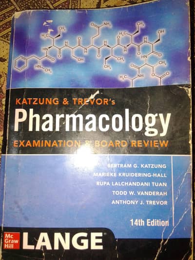 katzung and Trevor's pharmacology 14th edition colorful