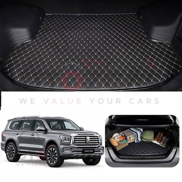 GWM Tank 500 (7 seater) 7D Custom Car Trunk Mat - Model 2024-2025
