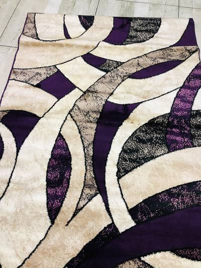 beautiful rug in purple