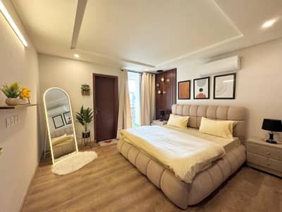 Daily basis 1bed ROM full furnished apartments safe and scour 100%coupe allow