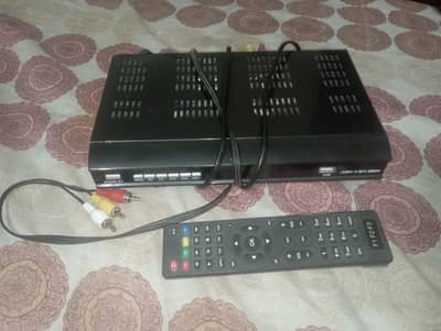 dish antina with device remote Nd wire complete set