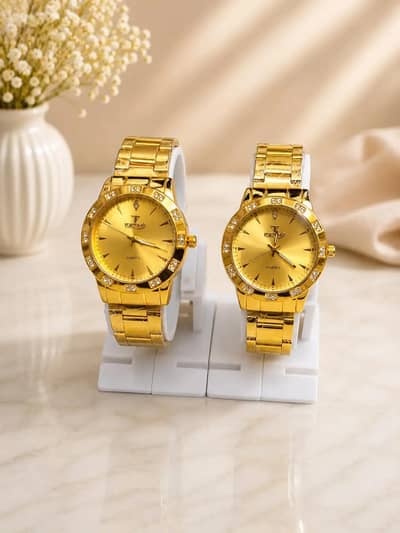 material steel best for couple watch free delivery