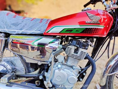 Honda CG 125 (2022/2023 Model) - Mint Condition - All Original.