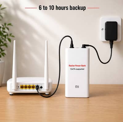 Router UPS Power Bank | WiFi Router Mini UPS