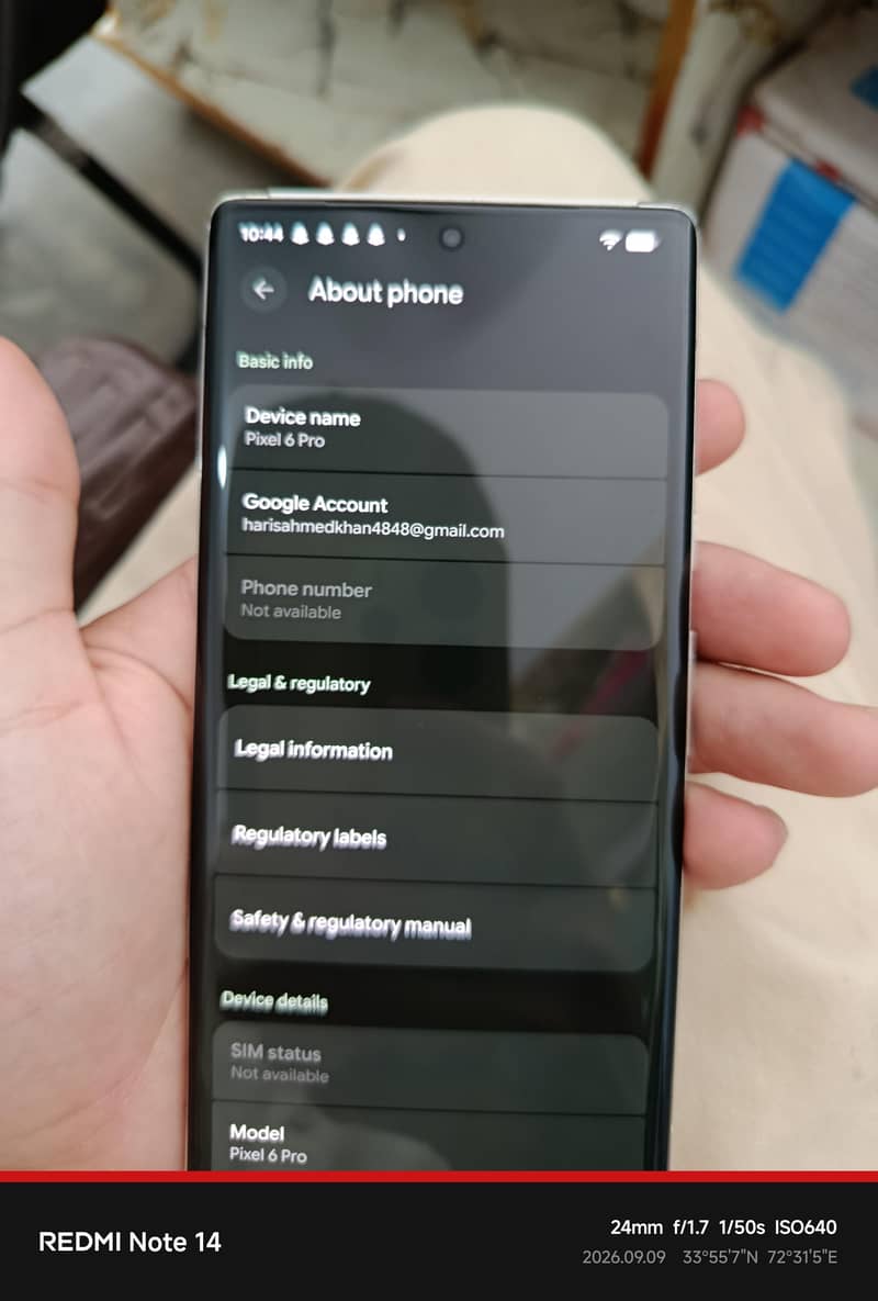 Google Pixel 6 Pro 8