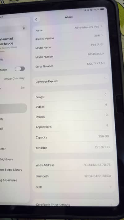 IPAD A16 256GB silver