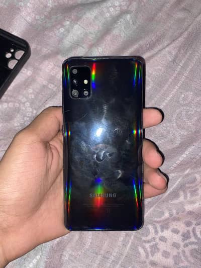 Samsung A51 with box or official pta urgent sale need mony