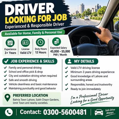 I'm Driver + Security Guard