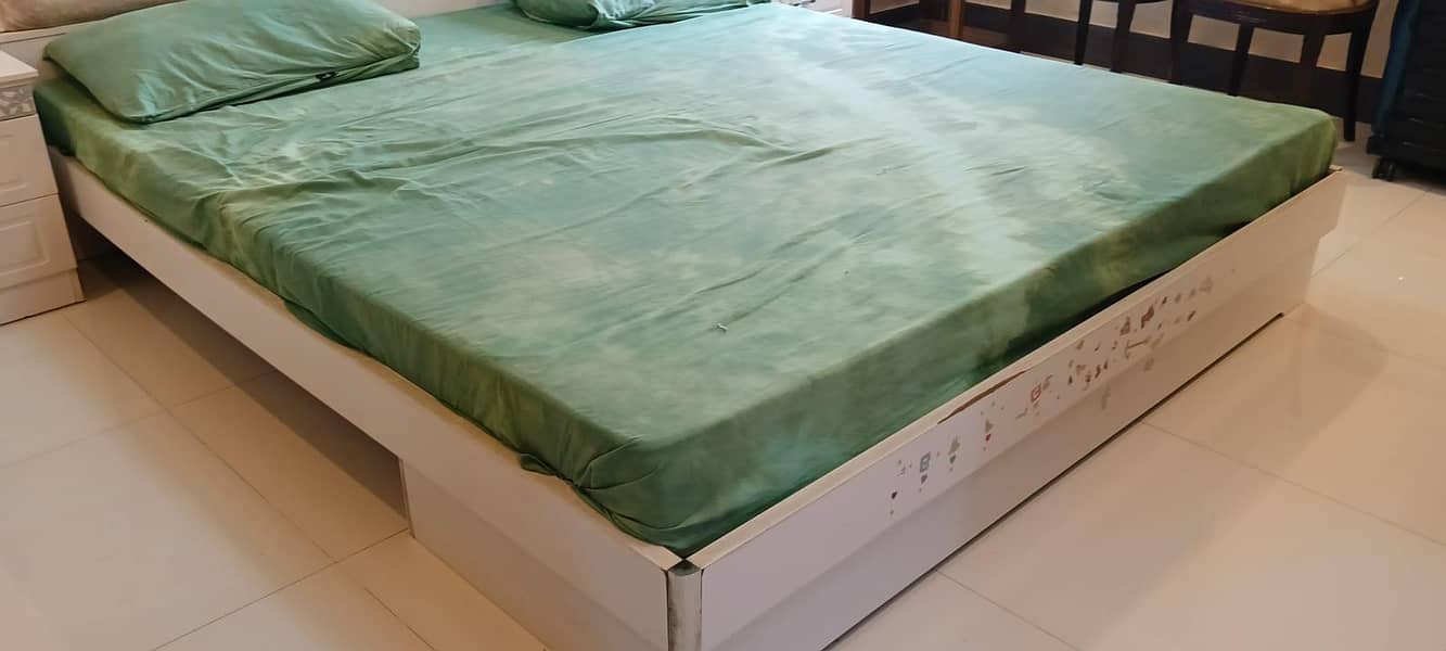 bed with side tables 1