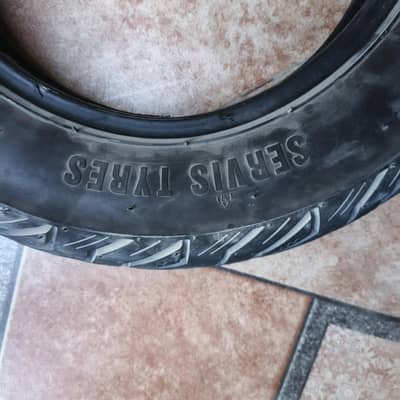 Electric Scooty tyre 3.50/10 like brand new in 1500 only.